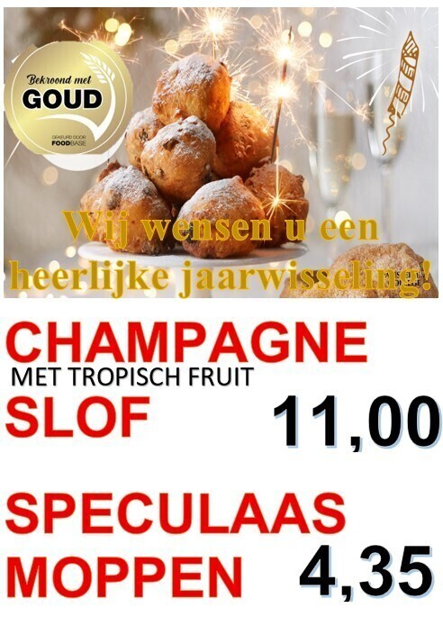 AANBIEDINGEN  t/m 31 DECEMBER