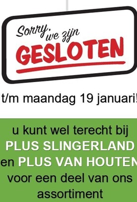 AANBIEDINGEN  t/m 19 JANUARI