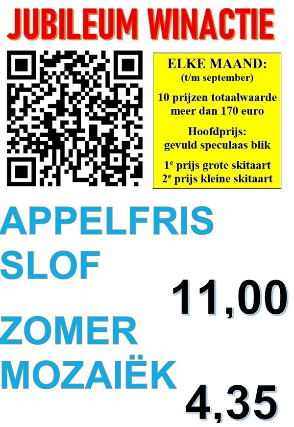 AANBIEDINGEN  t/m 9 JUNI